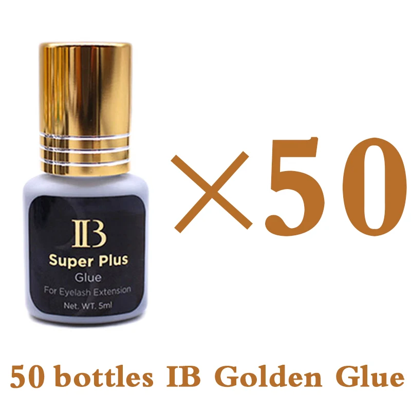 

50 бутылок IBeauty Super Plus клей для наращивания ресниц 5 мл черная Кола Золотая крышка корейские быстросохнущие инструменты для макияжа