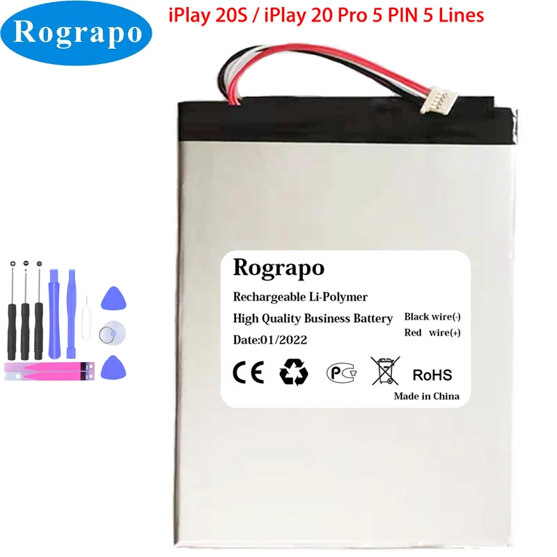 Bateria Nova do pc da Tabuleta de 3.8v 6000mah 34491191s2p para o Acumulador do Pro de Iplay 20 Iplay20 do Cubo de Alldocbe com Plugue de Fios