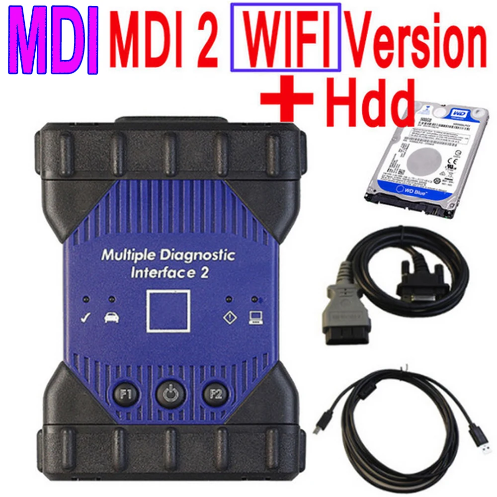 

FOR G MDI2 MDI Ecu Chip Diagnostic Interface MDI with WIFI Multi-Language HDD Software for ope l obd2 GDS2 Tech2Win Scanner