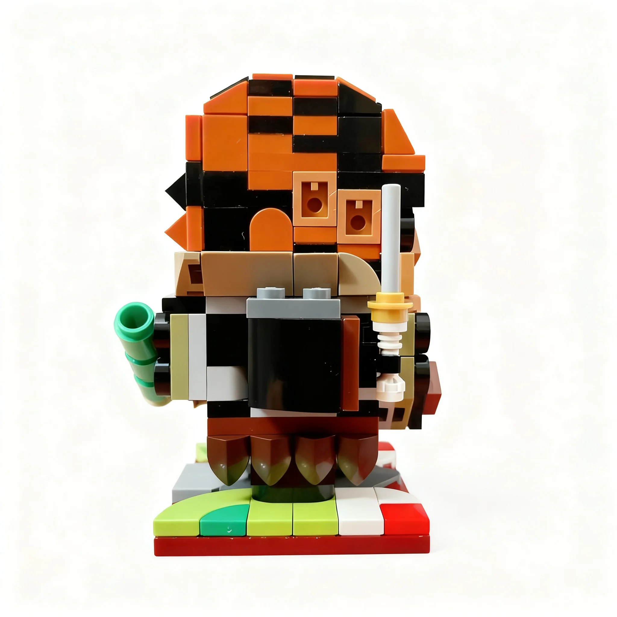 256 шт. MOC Babylon 5 Ta'Lon BrickHeadz, модель строительных блоков, рождественский подарок, игрушка, конструктор, декоративное изделие, художественные блоки для сборки. (art.: 3920dd0466985) - 3920dd0466985
