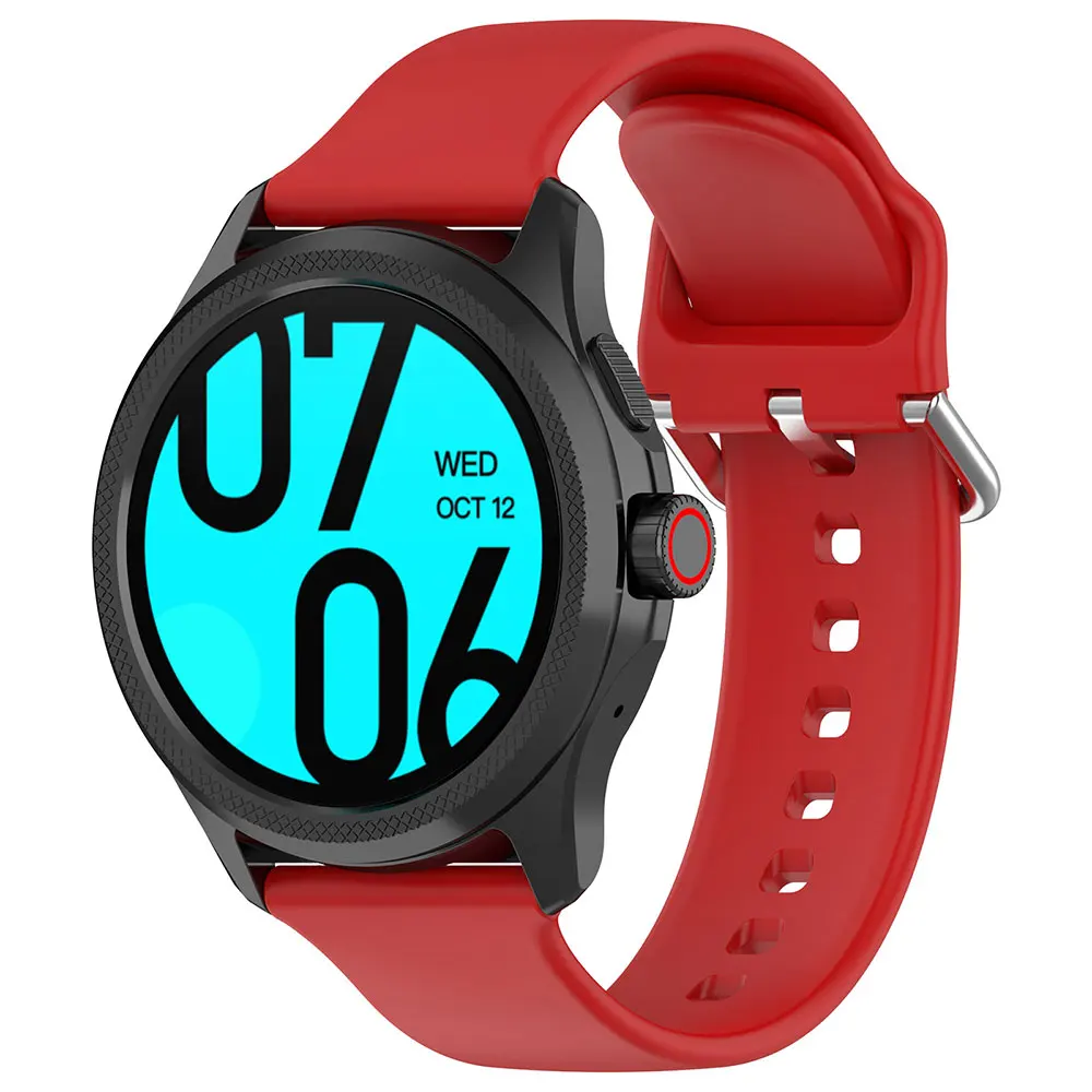 Фото Силиконовый ремешок для часов TicWatch Pro 5 Enduro 24 мм, спортивный сменный браслет для Ticwatch Atlas №3