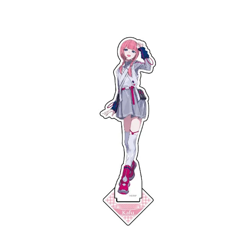 Фото Игра Asanushi Haru Morisaki Kafu Tanioki Rime Yorukawa Sekai Acrylic Stand Doll Аниме Фигурка Модель Тарелка Косплей Игрушка для подарка №3