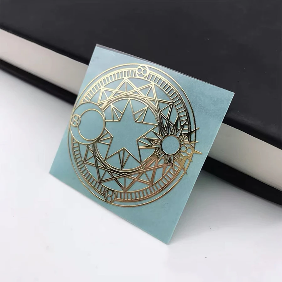 

Металлические наклейки Gryan, геометрическая фигура, 6 звезд