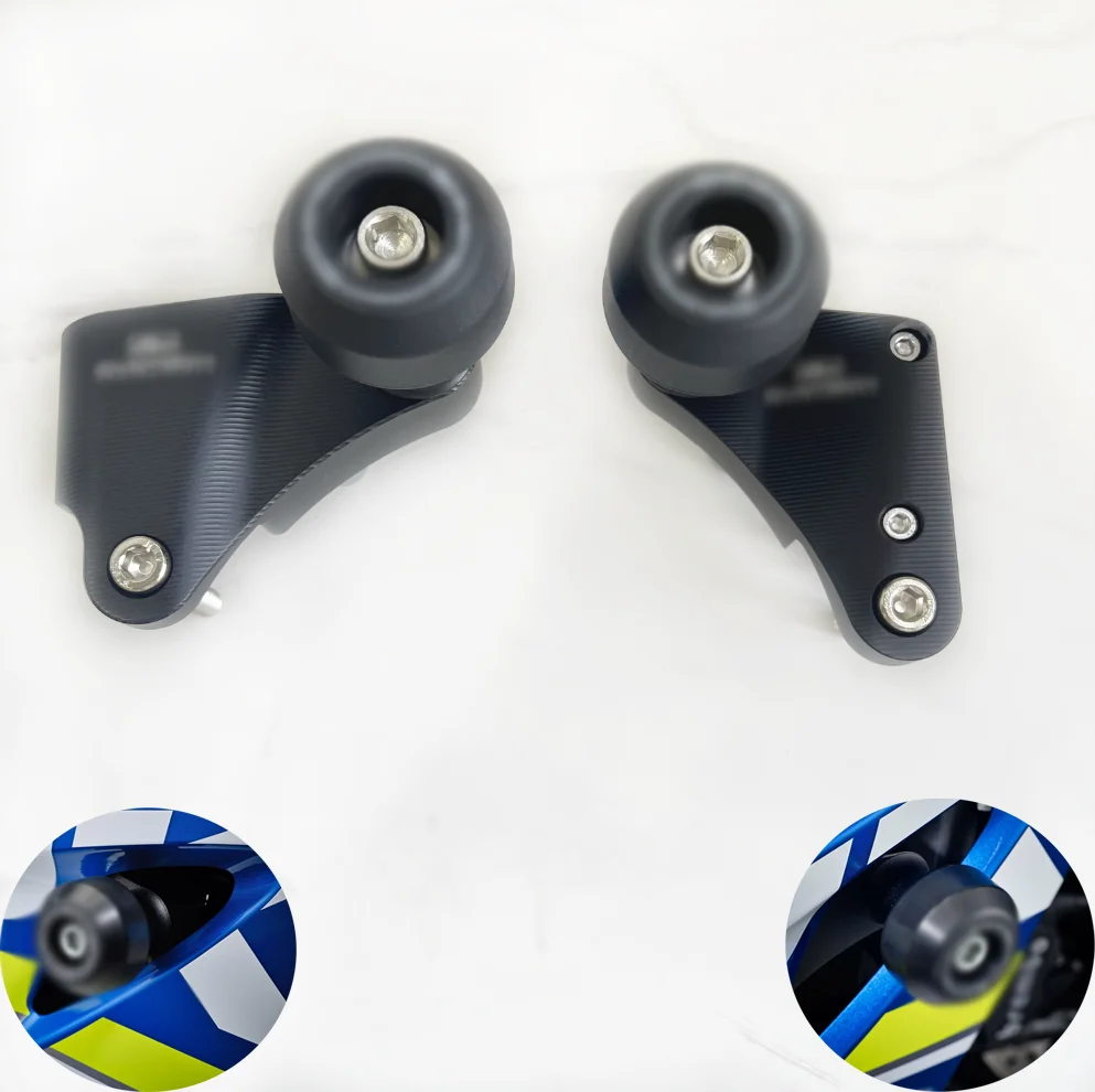 

Suzuki GSX-R1000 GSXR1000 2017-2023 K17 Motorcycle Accessorie Crash Protection Bobbins for Glass Fibered Nylon Aluminum Bracket