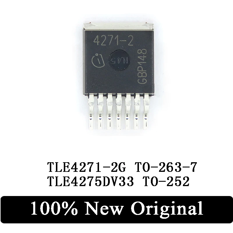 10 шт TLE4271-2G TO-263 TLE4275DV33 TO-252 полупроводниковый регулятор питания с низким выпадением IC Chip PCB Бесплатная доставка