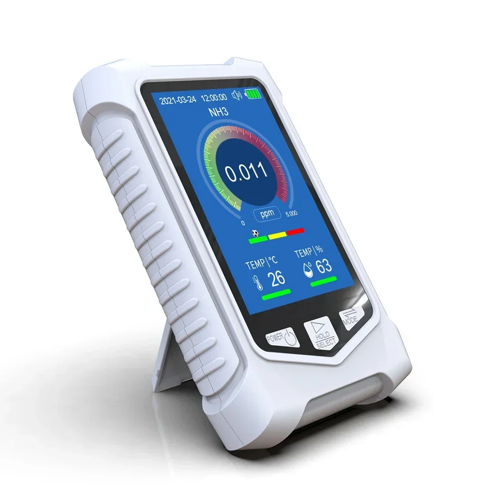Портативный детектор аммиака NH3 измеритель с регистрацией данных и дисплеем в