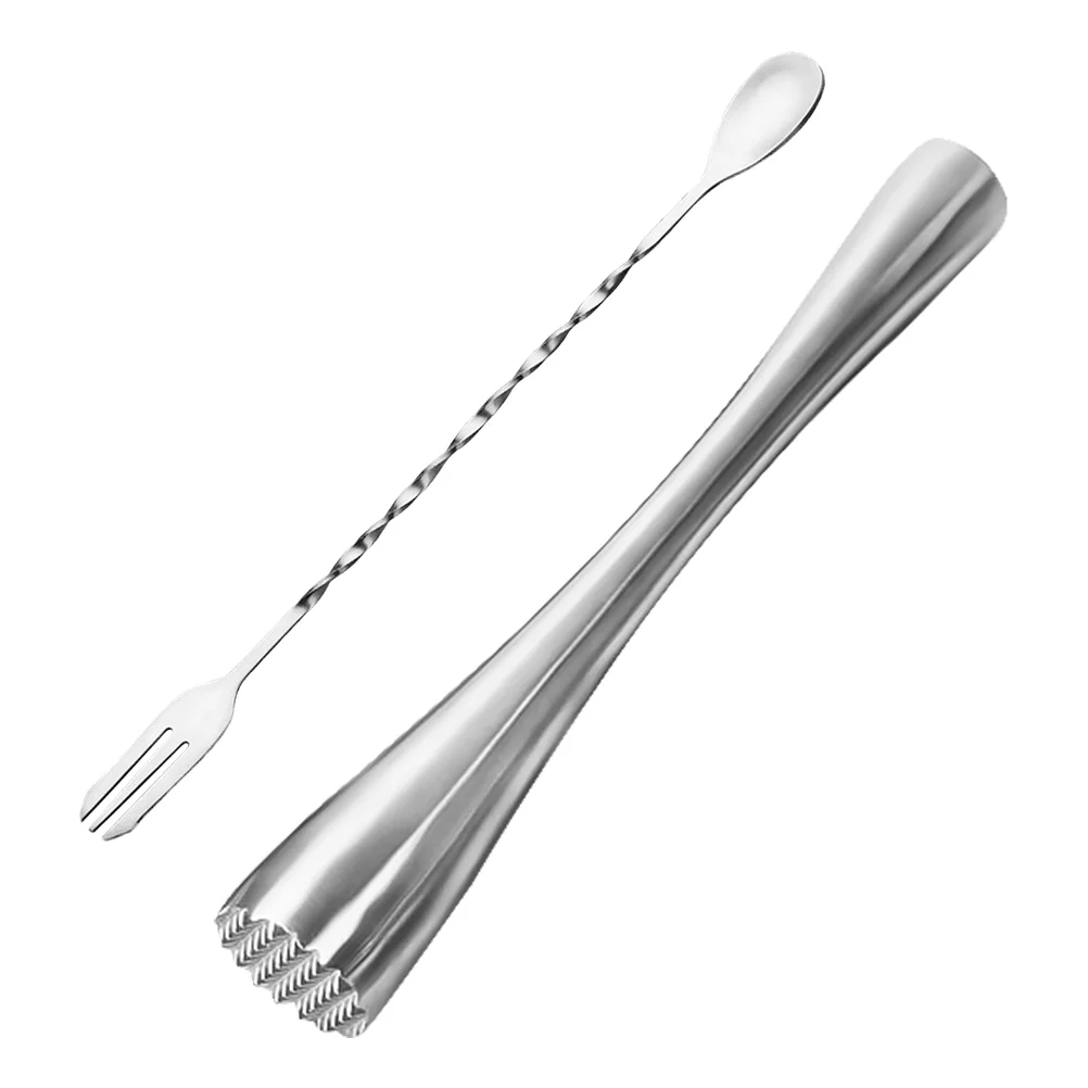 

1 Set Ice Muddler Cocktail Tool Stainless Steel Crushed Ice Hammer Bar Tool