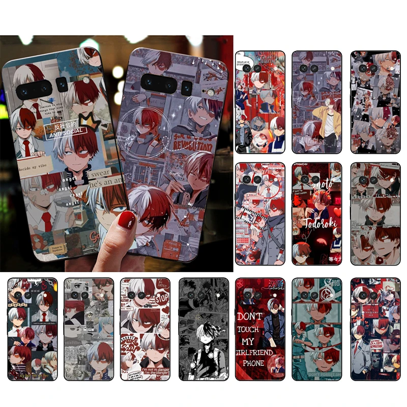 

Phone Case for Google Pixel 7 Pro 7 6A 6 Pro 5A 4A 3A Pixel 4 XL Pixel 5 6 4 3 XL 3A XL 2 XL Todoroki My Hero Academia Funda