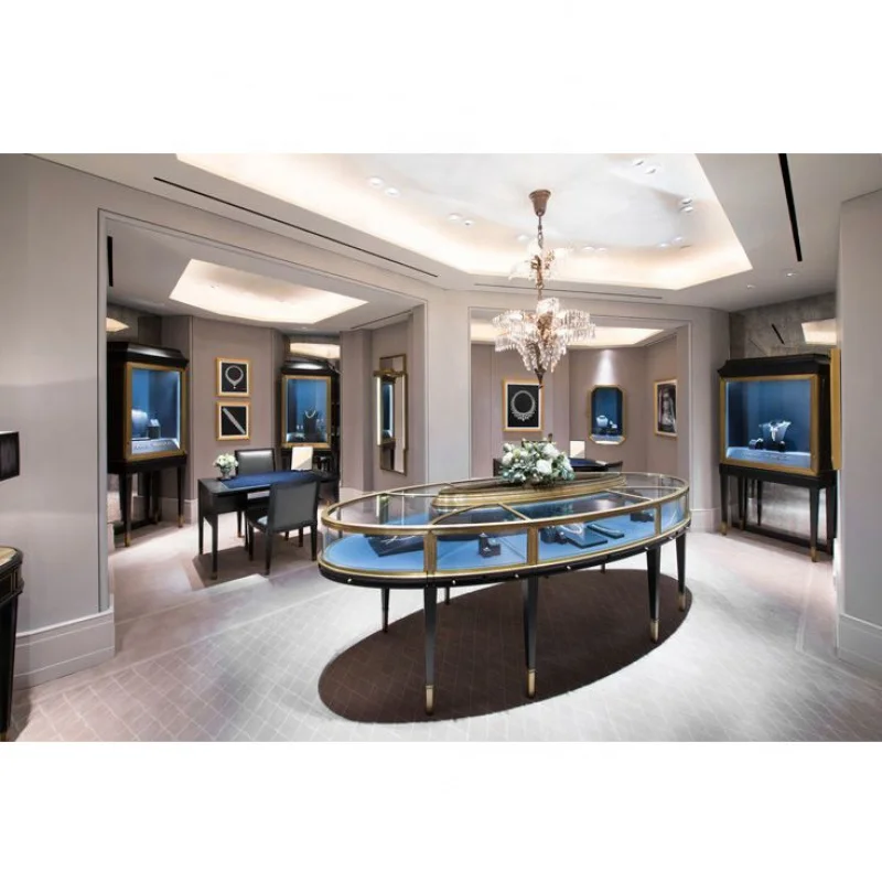 На заказ. Уникальный дизайн интерьера магазина мебели металлический Стеклянный