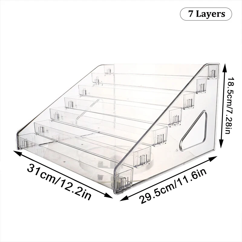 

Прозрачный органайзер для косметики 3-7 ярусов