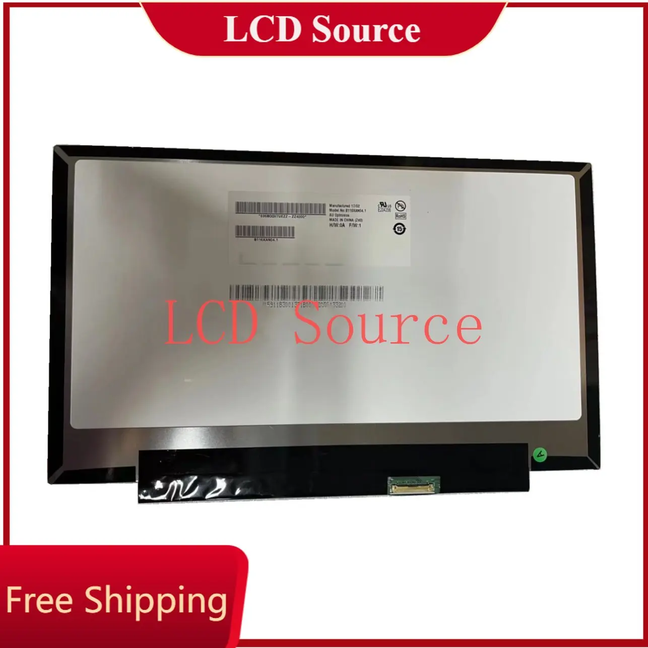 

B116XAN04.1 подходит для M116NWR5 R0 M116NWR7 R111.6 ''IPS ЖК-экран для ноутбука EDP 30 контактов без винтовых отверстий без касания