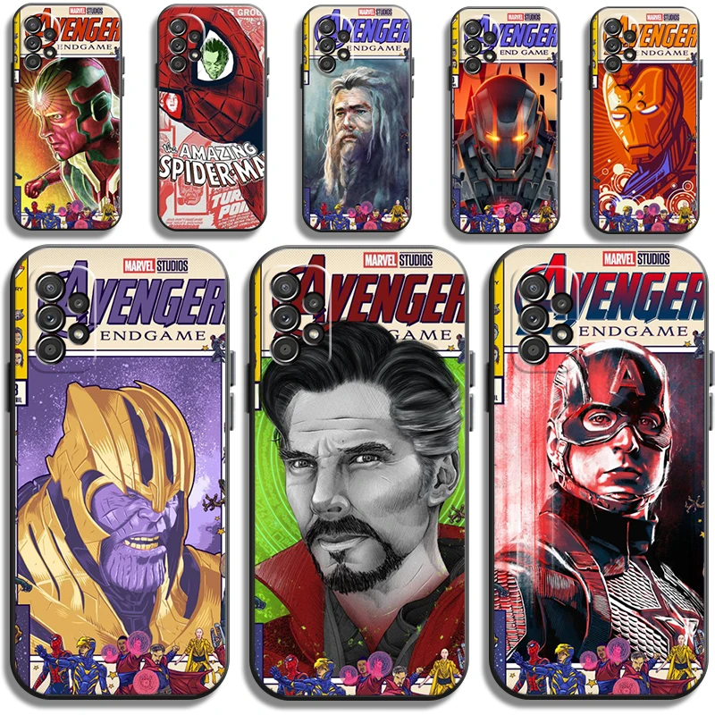 

Avengers Marvely Phone Cases For Samsung Galaxy A21S A31 A72 A52 A71 A51 5G A42 5G A20 A21 A22 4G A22 5G A20 A32 5G A11 Funda