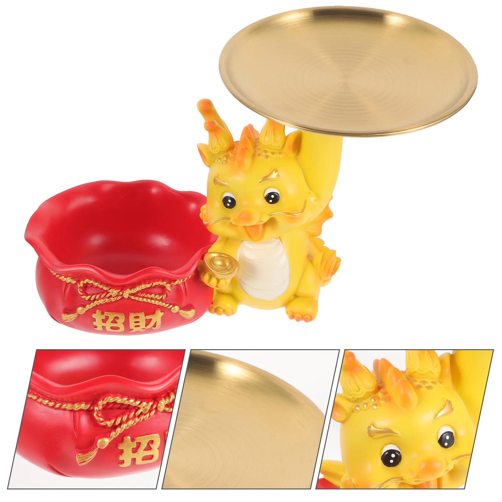 

Key Storage Holder Resin Entryway Candy Tray Decor Jewelry Decorative Snack Container Organizer