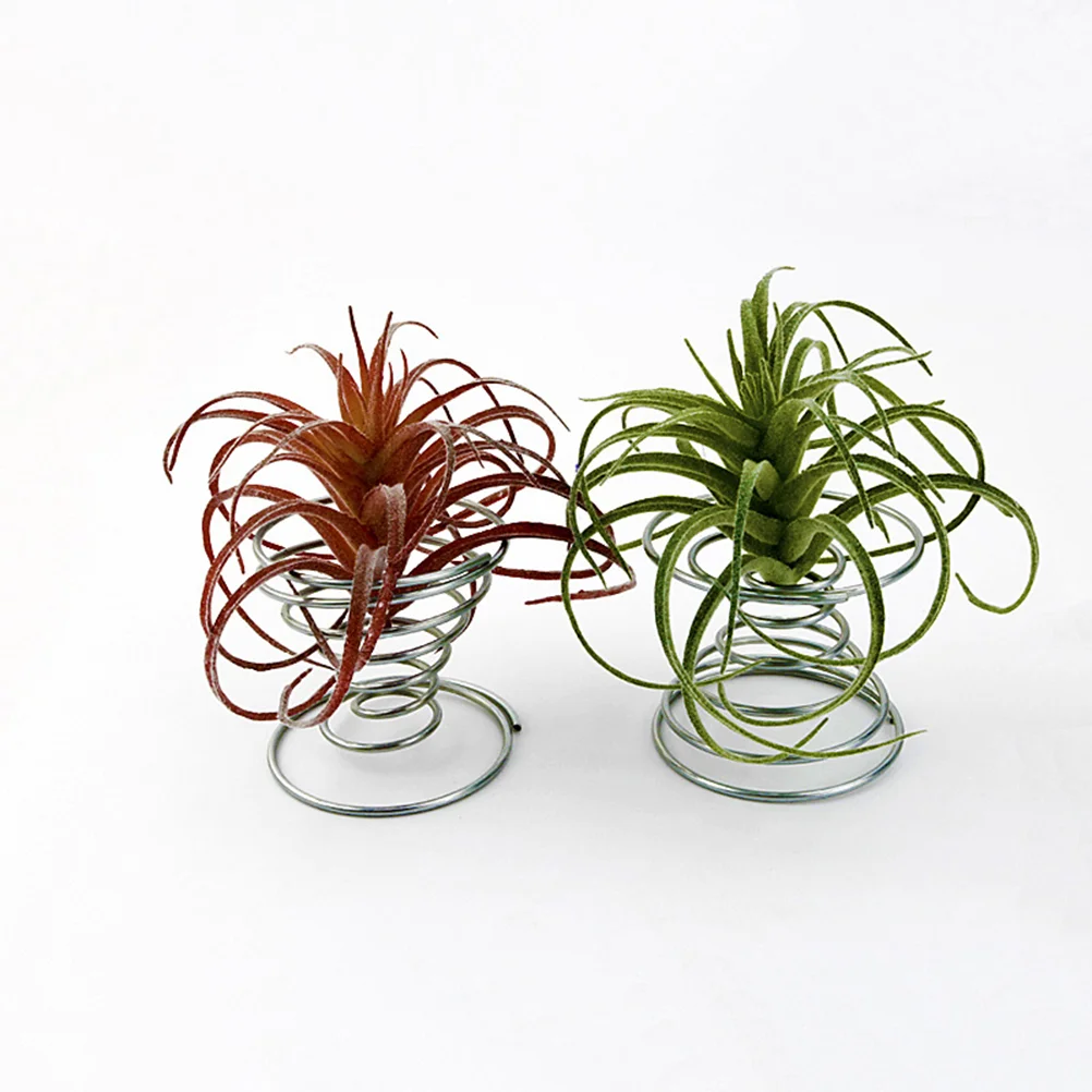 

Air Tillandsiadisplay Stand Holder Containers Rack Fern Planter Wire Metalairplants Pot Racks Container Tabletop Pots