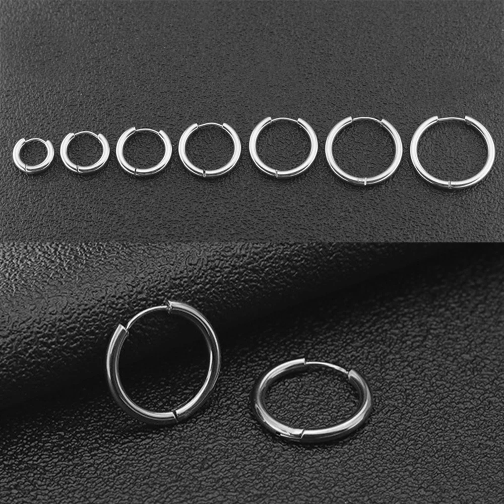 Маленькие серьги-кольца TGNEL для женщин и мужчин