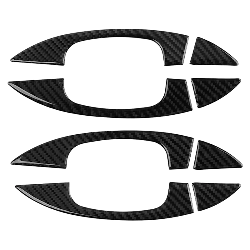 

For Touareg 2011-2018 Outer Door Grab Handle Decoration Cover Trim Sticker Decal Car Exterior Accessories