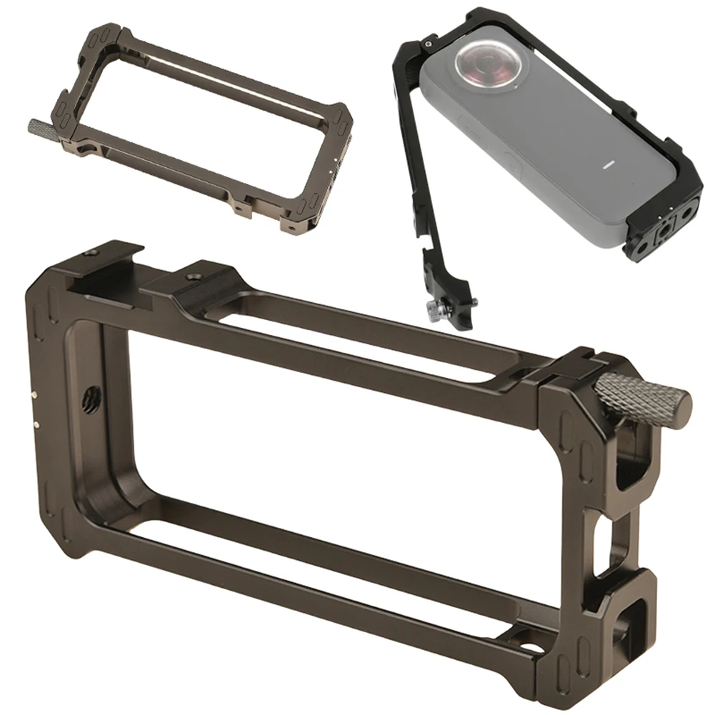 Клетка для камеры Insta360 ONE X2 с магнитным креплением холодного башмака