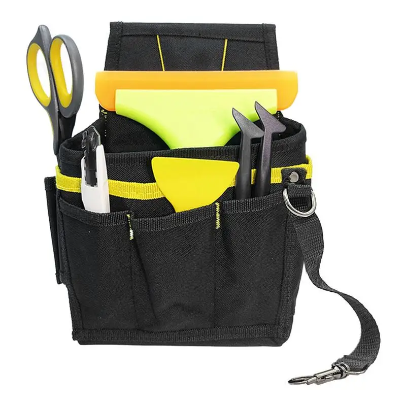 

Tool Belt Pouch Small Electrician Tool Bag Pocket Bag Tool Belt Pocket Waist Tool Bag Pouch For Screwdriver Hammer Waist Pocket
