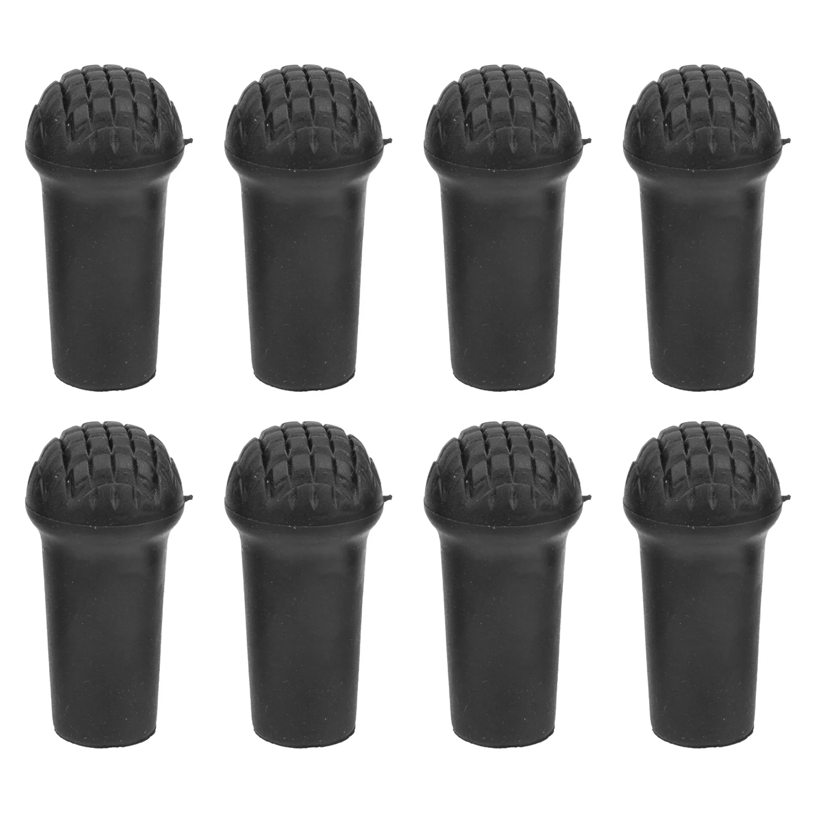 

8Pcs Anti-Skid Crutch Tips Hiking Stick Tips Rubber Cane Tips Crutch Accessories