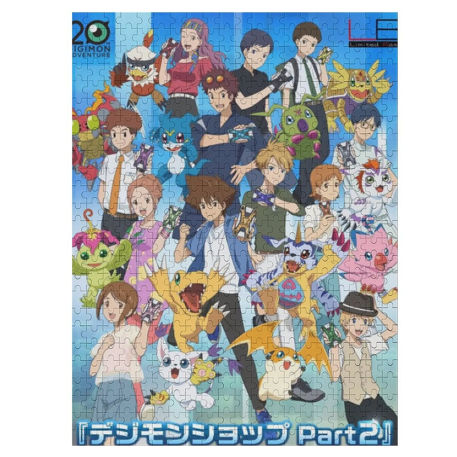 

Digimon Приключения 300/500/1000 Пазлы цифровые Монстры аниме серии головоломки для детей взрослых образовательные игрушки подарки
