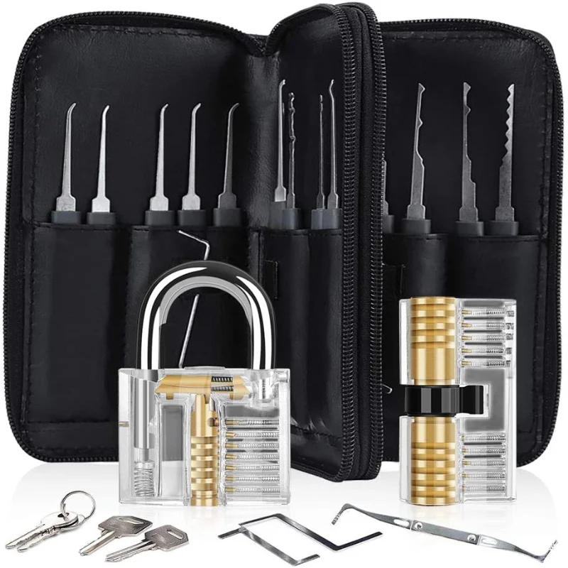 

5-24pcs Broken Key Extractor Set Locksmith Tool Key Removing Removal Hooks Lock Kit Suitable Suitable for vehicle and door locks