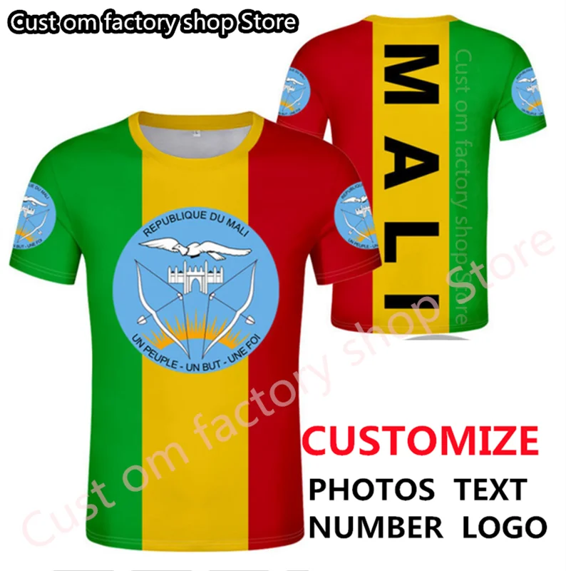 

MALI t shirt diy free custom made name number mli t-shirt nation flag ml republic french country malian word print photo clothes