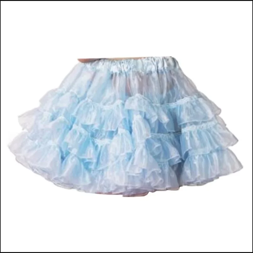 Сексуальное платье для взрослых гигантское синее с низом маленьких девочек