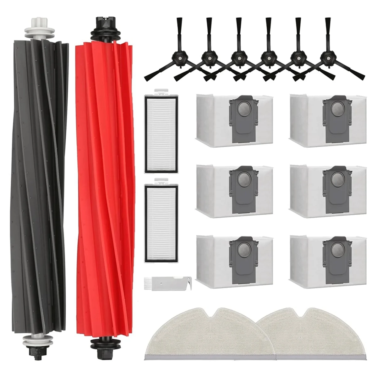 Для Roborock Q8 Max Max+(Plus) Q5 Pro Pro+(Plus) Робот-пылесос Основная боковая щетка Hepa-фильтр Сумки