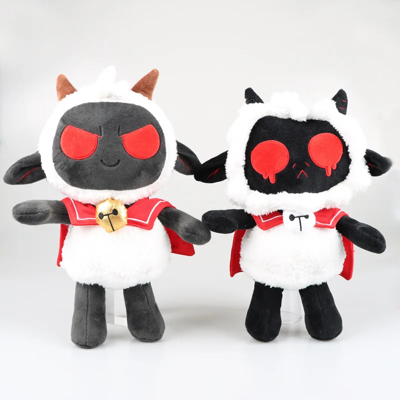 

Kawaii Cult Of The Lamb Sheep Plush Toys Cute Cartoon Game Figure Lamb Plushie Dolls Soft Stuffed Animal Children's Toys Gifts