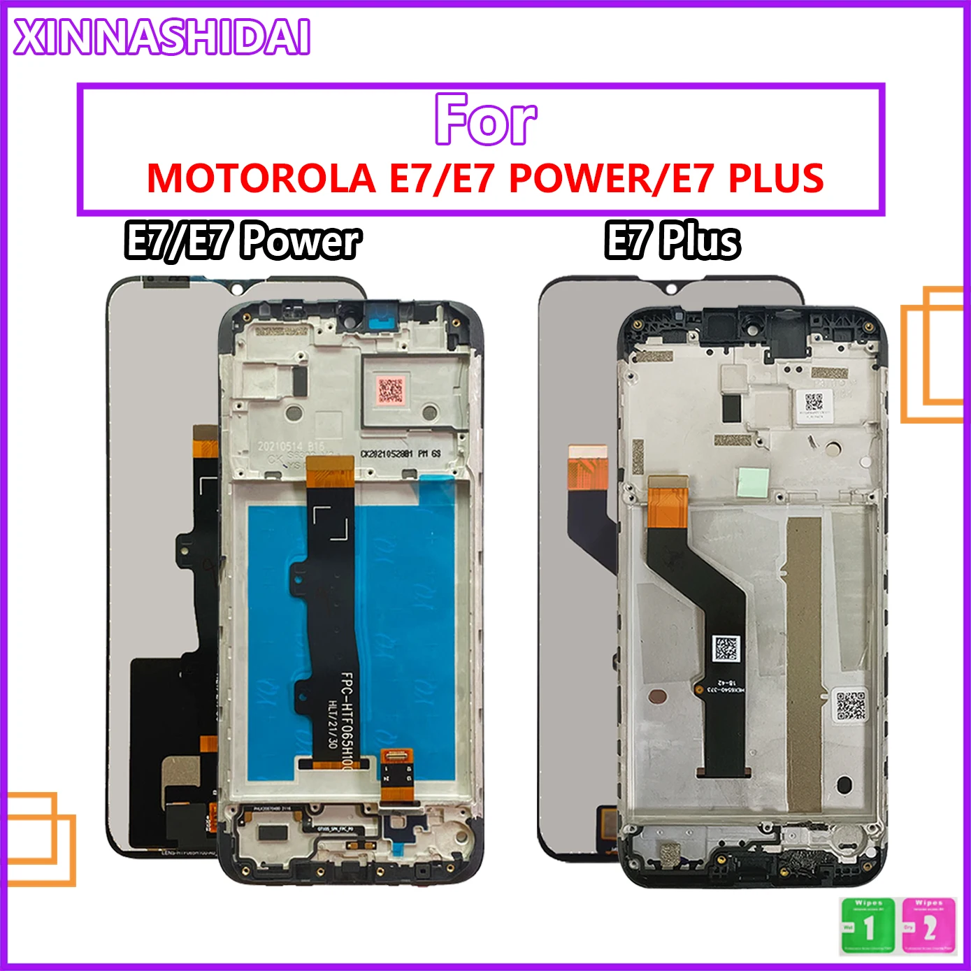 

High Quanlity LCD Display For Motorola Moto E7 Plus E7 LCD With Frame Display Touch Screen E7 Power Touch Screen Digitizer