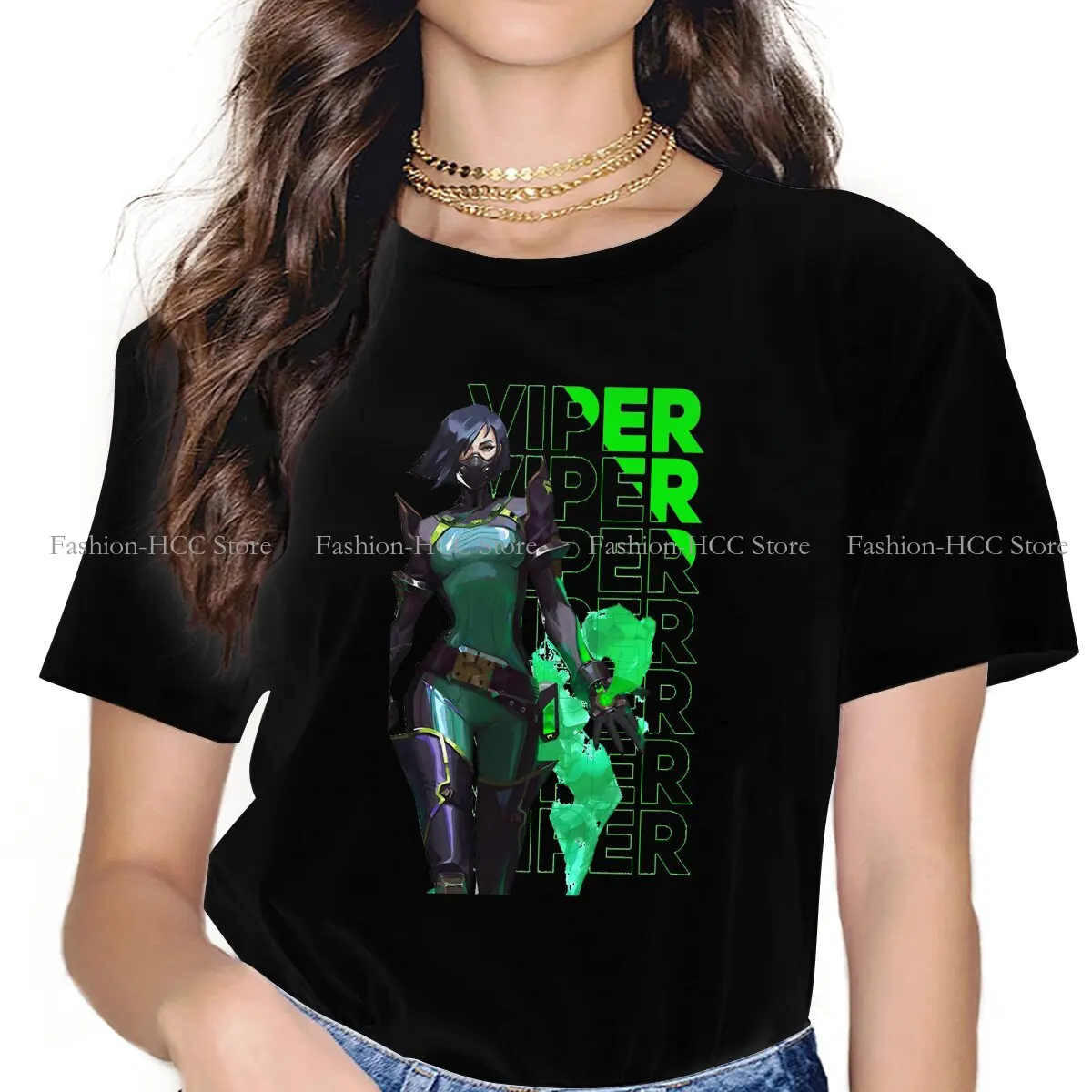 Крутая зеленая футболка Viper из полиэстера с графическим рисунком топы принтом