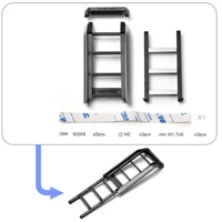 high strength plastic simulation ladder foldable climbing stairs for 18 km tank 300 rc crawler car decoration