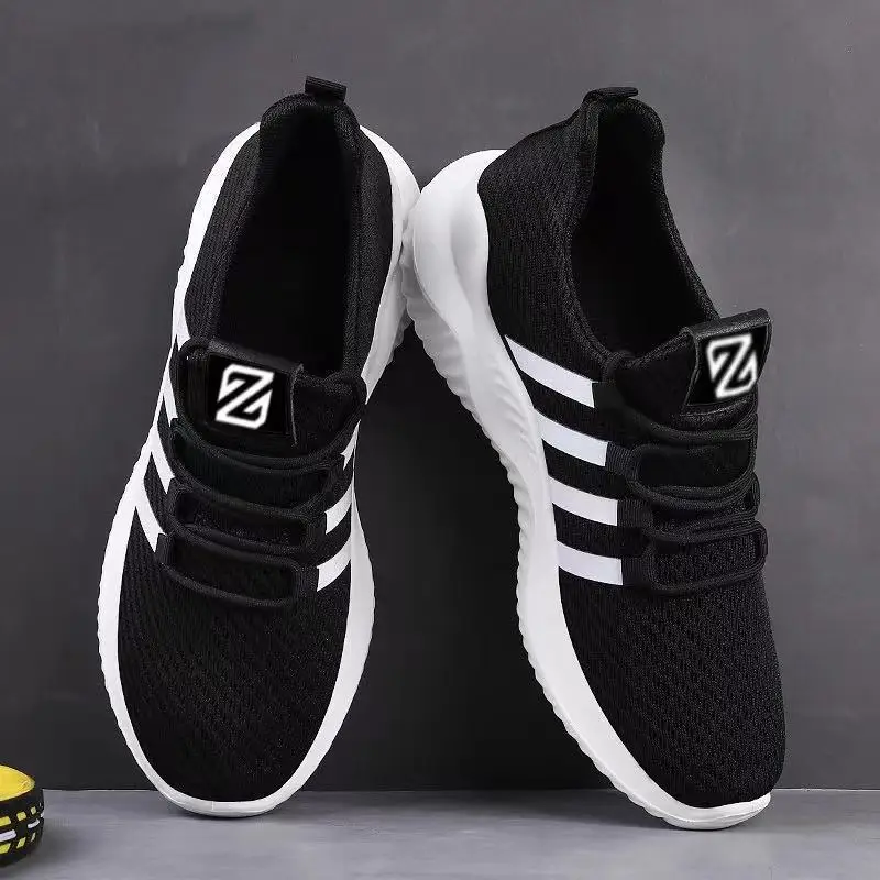 Hot Sale Light Running Shoes 44 Comfortable Casual Men's Sneaker Breathable Non-slip Wear-resistant Outdoor Walking Sport Shoes