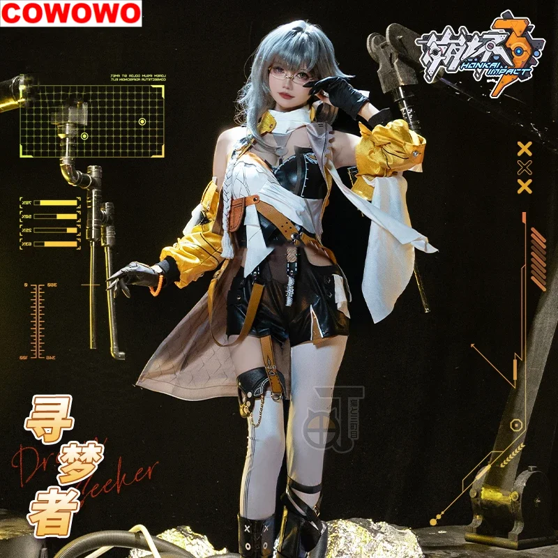 

COWOWO Honkai Impact 3rd Dream Seeker игровой костюм, модный сексуальный комбинезон, костюм для косплея, Хэллоуин, Женский костюм для ролевых игр