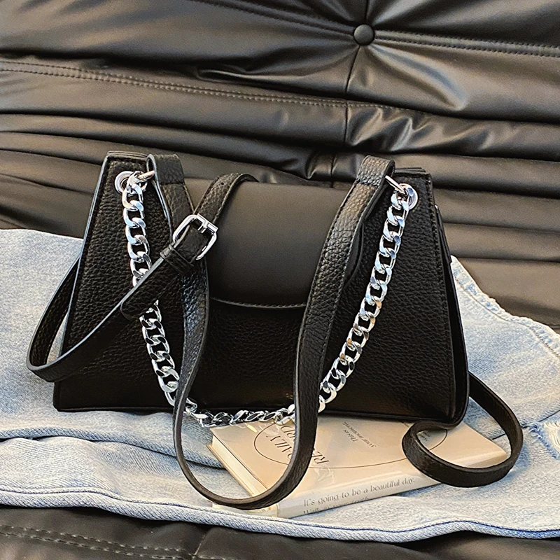 Женская наплечная сумка из искусственной кожи маленькая сумочка через плечо