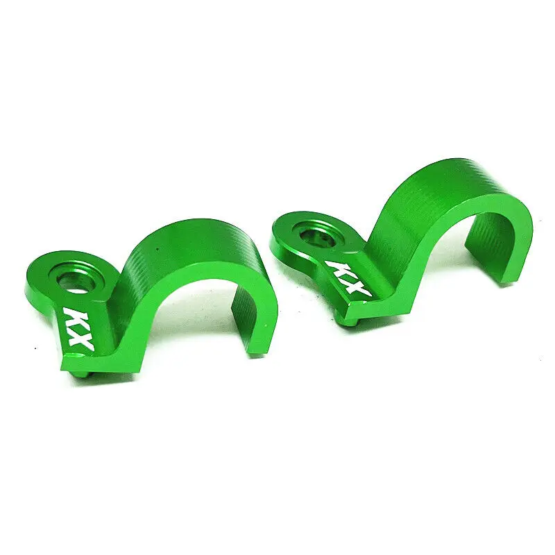 

2 шт. задний тормозной шланг, направляющий зажим, аксессуары, детали для KAWASAKI KX125 KX250 KX 125 250 KDX200R KDX220R KDX 200R 220R