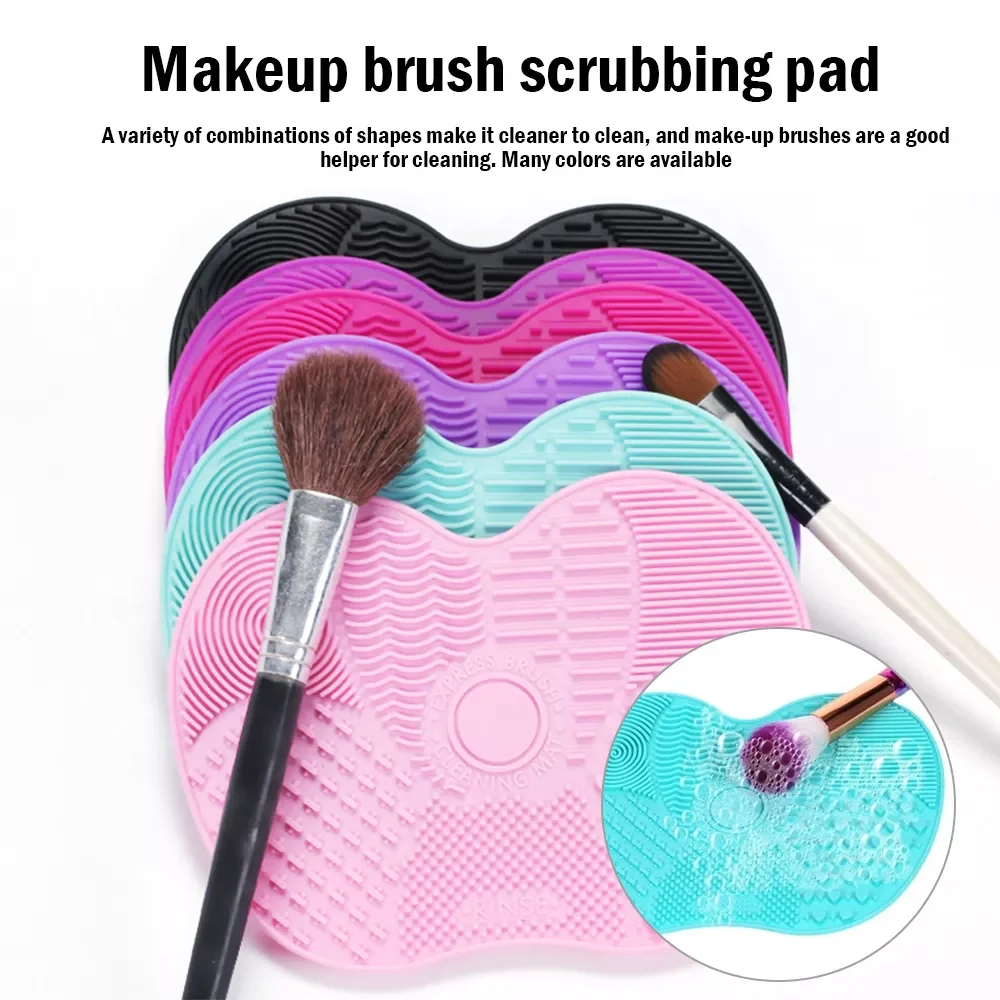 

NEW IN Makeup Brush Cleaner Foundation Eyeshadow Makeup Brushes Pad Scrubber Board Brushes Soft Brush Washing Brushes Mat Tool