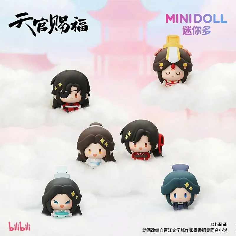 Фото Коллекционная фигурка-сюрприз Minidoll Heaven Official's Blessing Tgcf Xielian Huacheng: Аниме-модель, украшение для рабочего стола, милый подарок №3