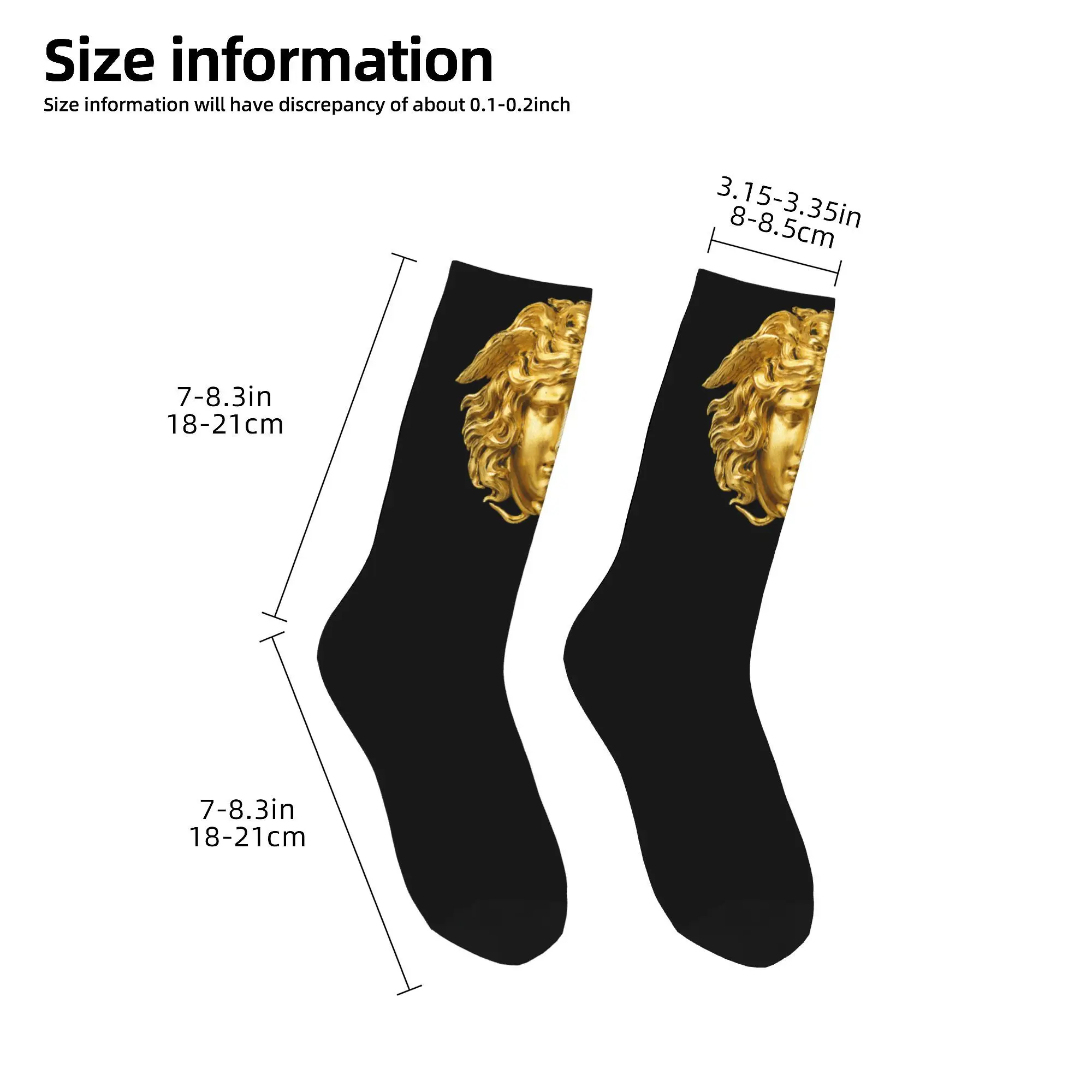 Модные носки Medusa для женщин и мужчин люксового бренда супер мягкие нескользящие