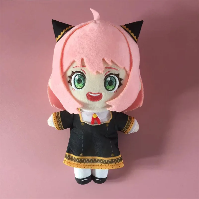

NEW Anime SPY×FAMILY Anya Forger Cute 20CM Plush Stuffed Dolls Toy Cartoon Throw Pillow Collection Cosplay Fans Xmas Gift