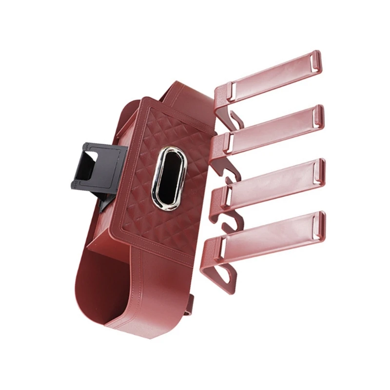 

Car Back Hanging Bag Collector Storage Box Stowing Tidying Tissue Box Water Cup Phone Holder Accessories GTWS