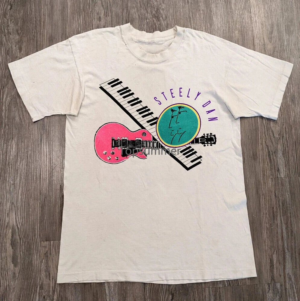 

1990S Steely Dan Donald Fagen Walter Becker Concert T-Shirt Vintage 90S Steely