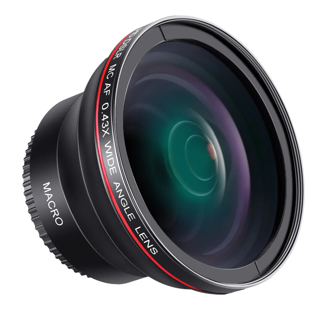 

Neewer 58MM 0.43x Professional HD Wide Angle Lens (Macro Portion) for Canon EOS Rebel 77D T7i T6s T6i T6 T5i T5 T4i T3i