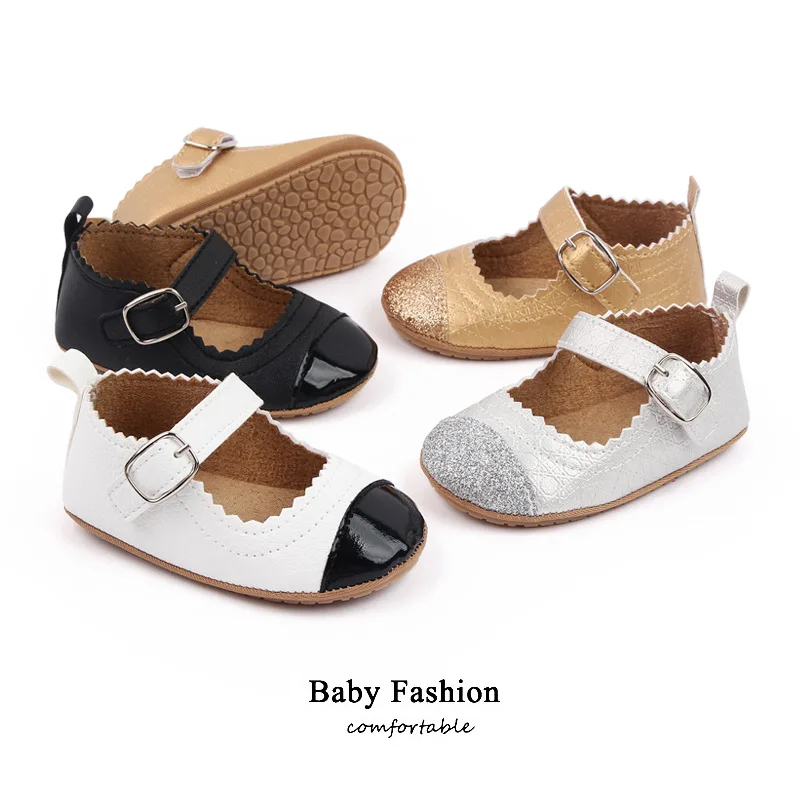 

Newborn Baby Girls Shoes PU leather Princess Girls Party Shoes Baby Princess Shoes Party Wedding Baby Girl Shoes