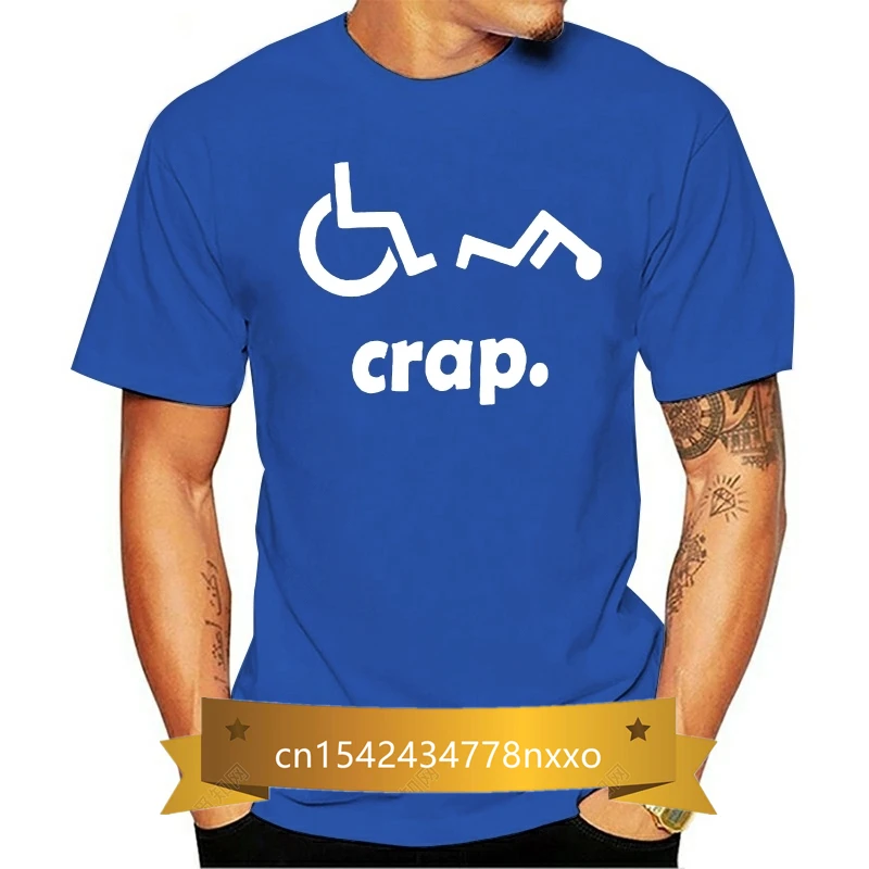 

Fail Crap Handicap Wheelchair Fall Funny Shirt Disabled T Shirt