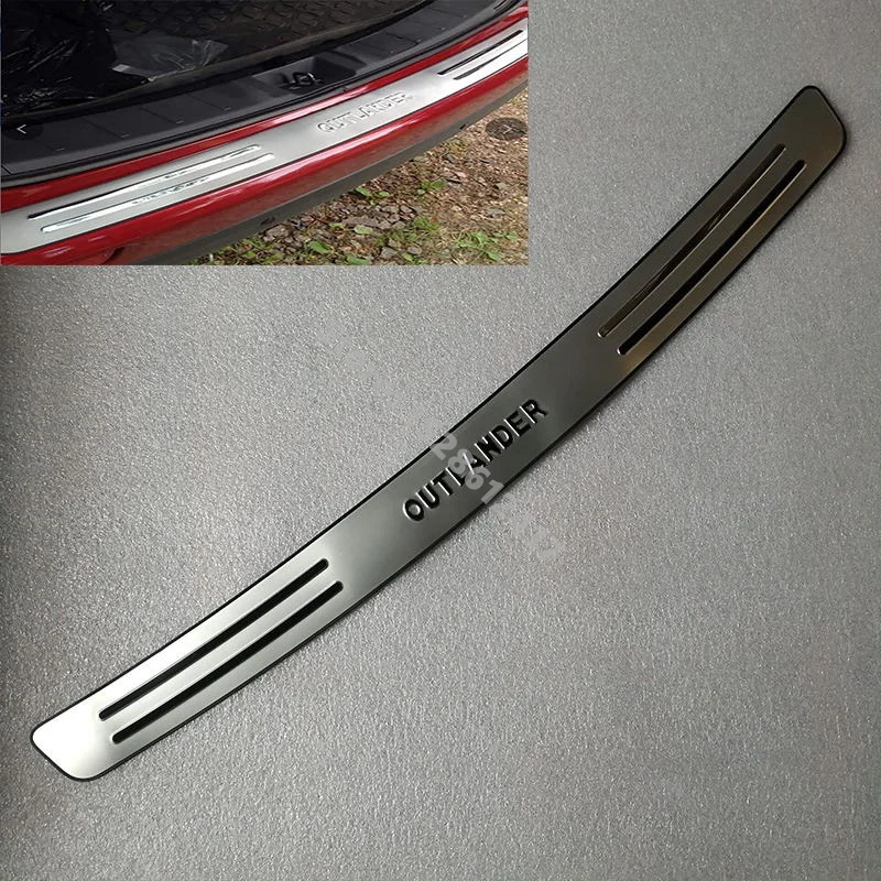 

Car Accessories Stainless Steel Car Rear Trunk Bumper Trunk Sill Guard Decal For Mitsubishi Outlander 2007-2015 Car Styling