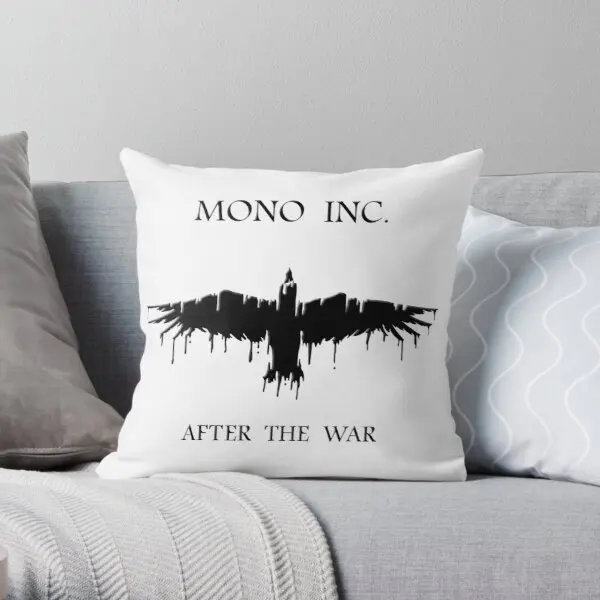 

Mono Inc After The War Printing Throw Pillow Cover Fashion Waist Anime Bedroom Hotel Decorative Case Home Pillows not include