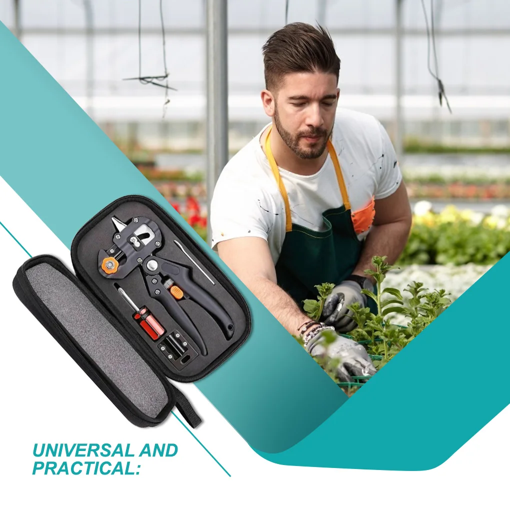 

Garden Handheld Plant Pruning Shears Tree Nursery Pruners Grafting Tools Set Universal Professional Kits