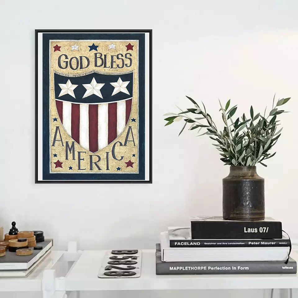 Набор для алмазной вышивки сделай сам картина с изображением американского