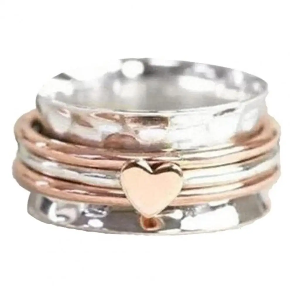 

Stylish Party Ring Decorative Round Female Love Heart Wedding Party Ring Fashion Accessories Women Ring Ladies Ring